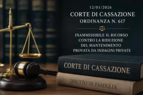 Cassazione n. 617 del 12 gennaio 2026